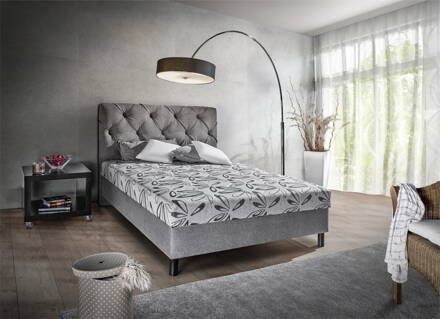 MODO čalúnená manželská posteľ 160x200 cm 