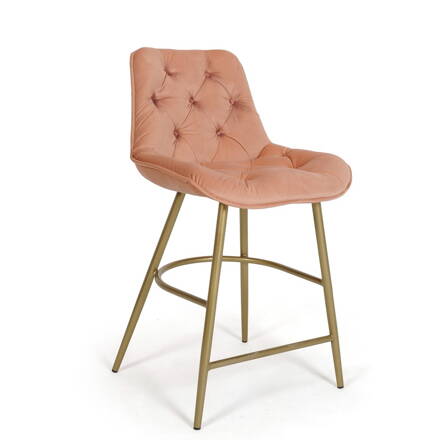 VIDA barová stolička 62 cm s kovovými nohami