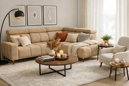 Rohová sedacia súprava MASSIMO  