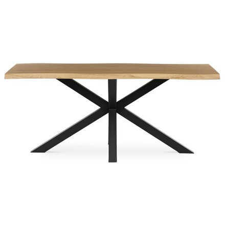 Jedálenský stôl 180x90cm, mdf, divoký dub, HT-F4618 OAK