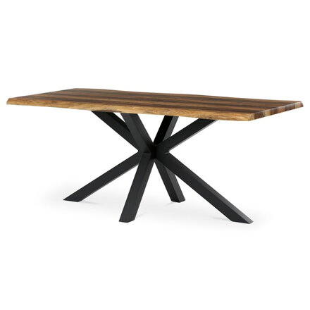 Jedálenský stôl 180x90cm, mdf, old wood, HT-F4618 OAK