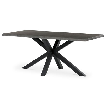 Jedálenský stôl 180x90cm, mdf, sivý dub, HT-F4618 OAK