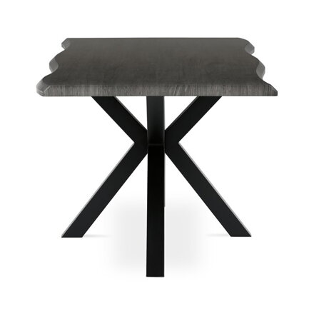 Jedálenský stôl 180x90cm, mdf, sivý dub, HT-F4618 OAK