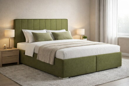 AUGUST manželská posteľ  s úložným priestorom 180x200 cm  ARAGON 39