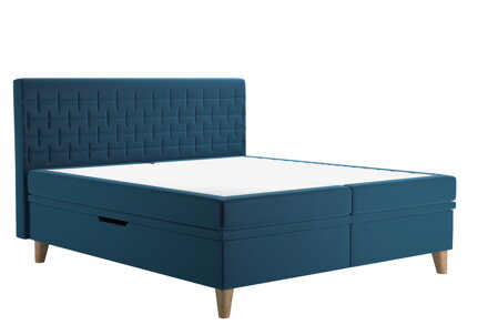 BELLA BOXBED posteľ  180x200 cm  TIFFANY 11 BLUE