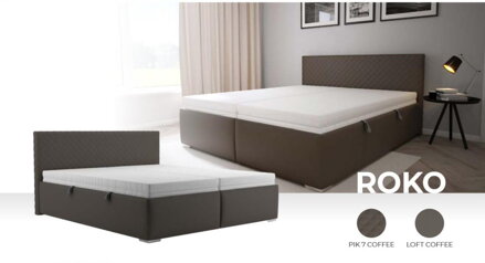 ROKO 160x200 cm LOFT COFFEE/PIK 7 COFFEE