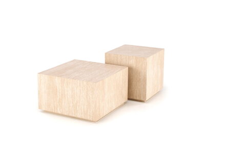 Konferenčný stolík TRAVERTINO KWADRAT S