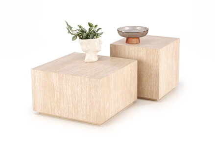 Konferenčný stolík TRAVERTINO KWADRAT