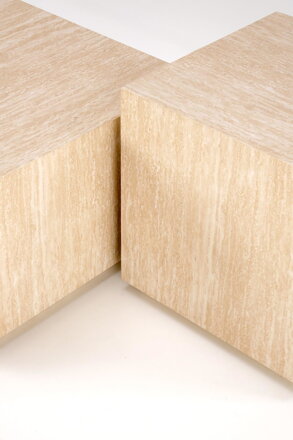 Konferenčný stolík TRAVERTINO KWADRAT