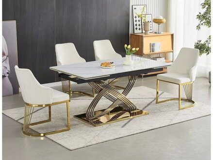  HERMES II rozkladací jedálenský stôl 160-240x90 cm