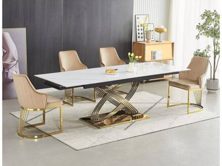  HERMES II rozkladací jedálenský stôl 160-240x90 cm