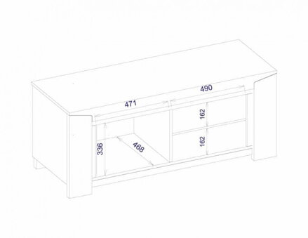 TV skrinka SEMPRE - výpredaj výstavného kusu