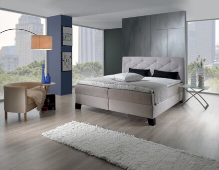 BOXSPRING DIVA 160x200 cm  s úložným priestorom