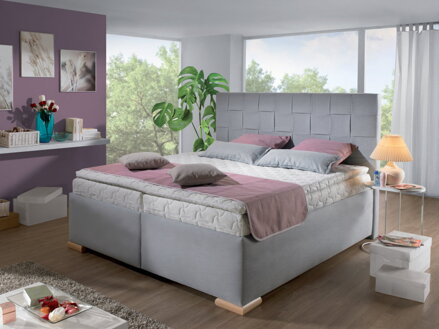 GIARDINO BOXSPRING posteľ 160x200 cm s úložným priestorom