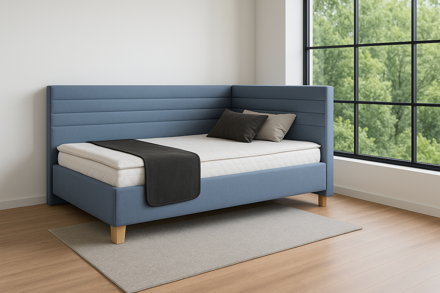 LIVA - set  TOP EXCLUSIVE posteľ 90x200cm, s čelami  -  Súčasťou postele je matrac Body