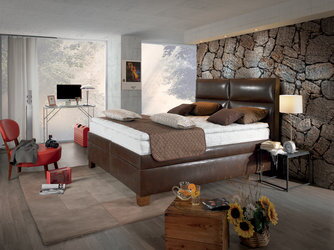 LUIGI BOXSPRING posteľ 160x200 cm s úložným priestorom