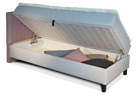 BOXSPRING NOVO s čelami 80x200 cm   s úložným priestorom