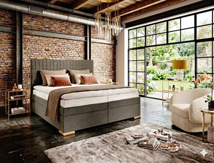 RIALTO BOXSPRING posteľ 180x200 cm bez úložného priestoru