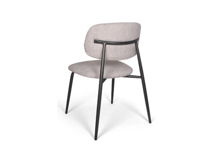 Jedálenské stoličky OSLO s kovovými nohami 