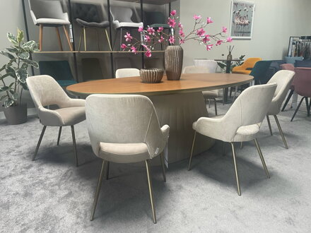  OSLO jedálenský stôl s dekoračným prešitím "I" 220 x 115 cm - VÝPREDAJ VÝSTAVNÉHO KUSU