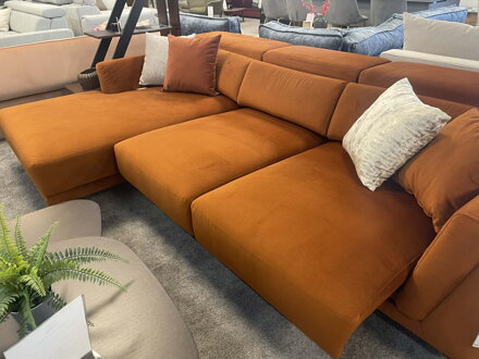 OXFORD rohová sedačka s ottomanom - VÝPREDAJ VÝSTAVNÉHO KUSU