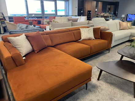 OXFORD rohová sedačka s ottomanom - VÝPREDAJ VÝSTAVNÉHO KUSU