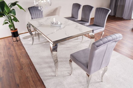 Jedálenský stôl PRINCE CERAMIC CALACATTA 150