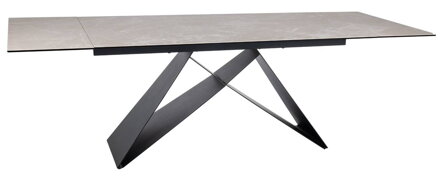 Jedálenský stôl WESTIN CERAMIC DIAMOND Cream 160-240x90 cm