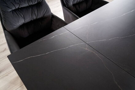 Jedálenský stôl WESTIN CERAMIC SAHARA NOIR 160-240x90 cm