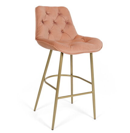 VIDA barová stolička 78 cm s kovovými nohami