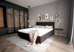 OLIVIA  manželská posteľ 160x200 cm - SALINA 4004
