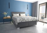 TIFFANY  manželská posteľ 160x200 cm - ENJOY 23 ASH/LARISA DUO 1A 