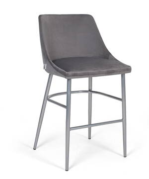 ALBERTA barové stoličky 65 cm s kovovými nohami