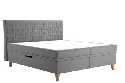 BELLA BOXBED posteľ  180x200 cm  TIFFANY 16 GRAY