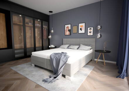 OLIVIA  manželská posteľ 180x200 cm - BERTA 1