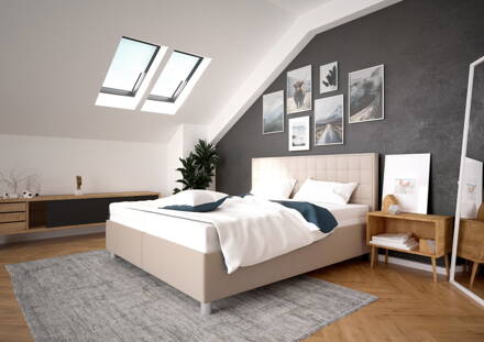 RUBY 160x200 cm - PRIMA 2 BEIGE