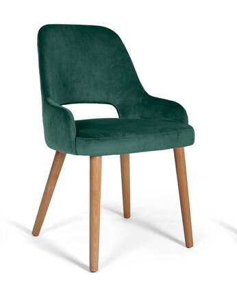 CLARK II stoličky s drevenými nohami