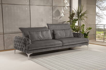 GALLA CHESTER 3-pohovka - paris anthracite