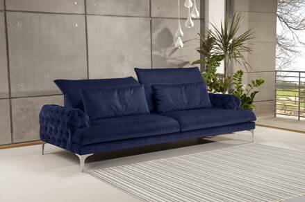 GALLA CHESTER 3-pohovka - paris deep blue 