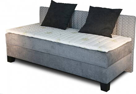 BOXSPRING NOVO s dlhým čelom 80x200 cm  s úložným priestorom