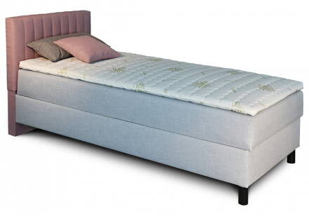 BOXSPRING NOVO s krátkym čelom 80x200 cm   s úložným priestorom