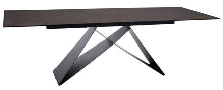 Jedálenský stôl WESTIN CERAMIC OSSIDO BRUNO 160-240x90 cm